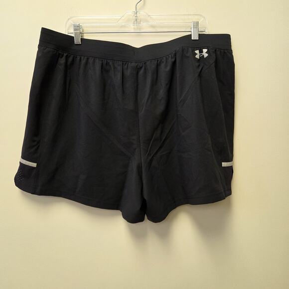 Under Armour UA Baseline Pro 5" Shorts Men's Black Comfort Size 2XL 1384141-001 - Picture 2 of 11